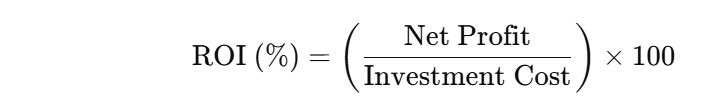 ROI formula