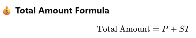 Total Amount Formula